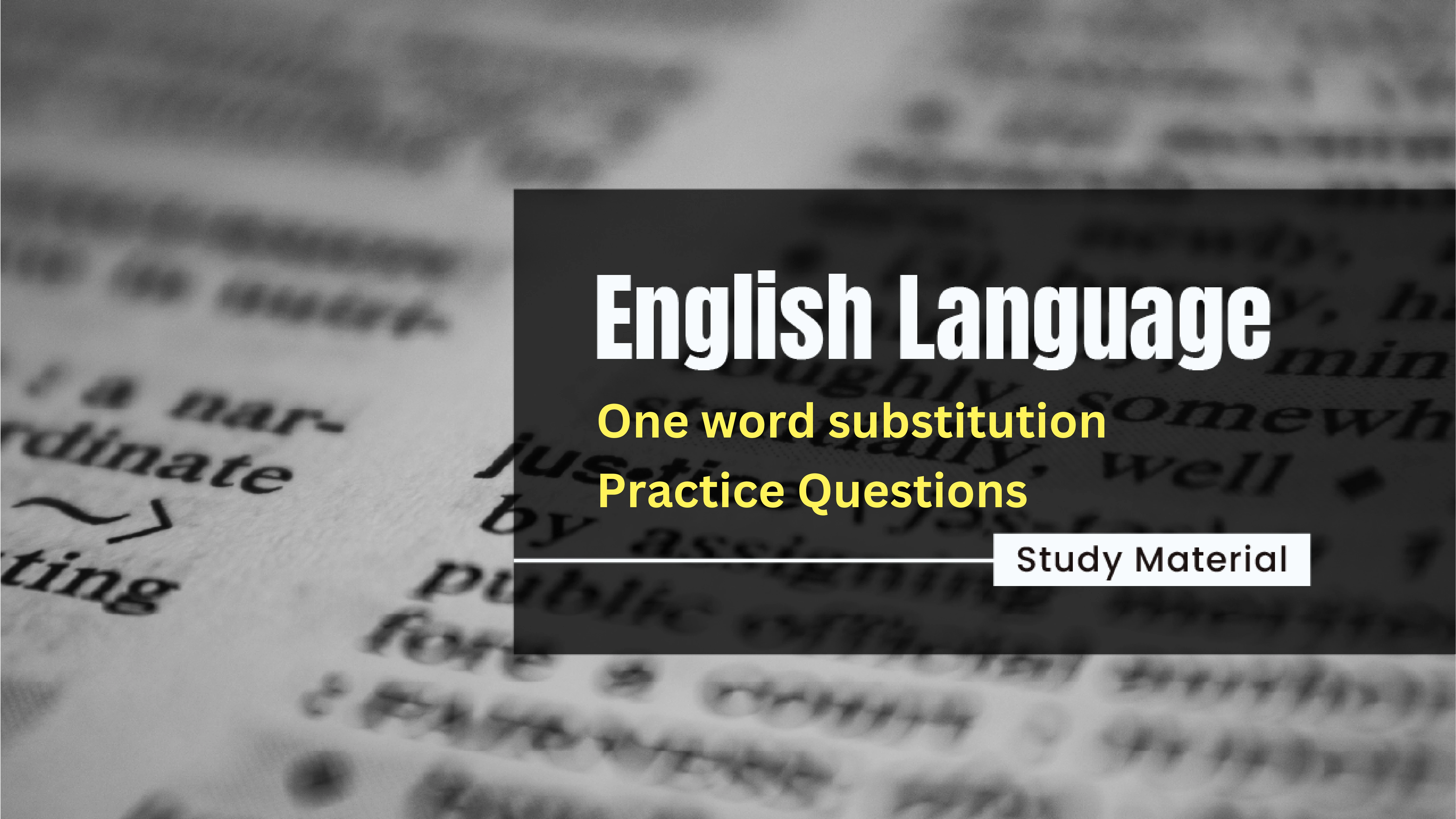 One Word Substitution Questions Top 10 MCQs With Solutions