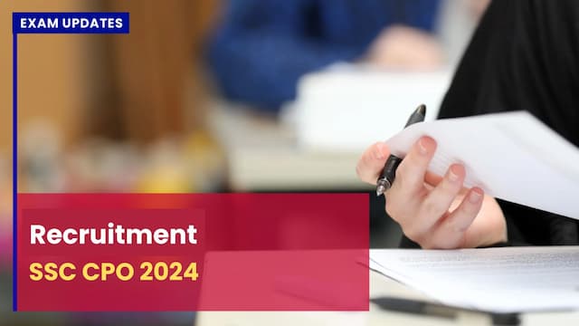 SSC CPO Recruitment 2024 - Recruitment for 4187 Govt Jobs