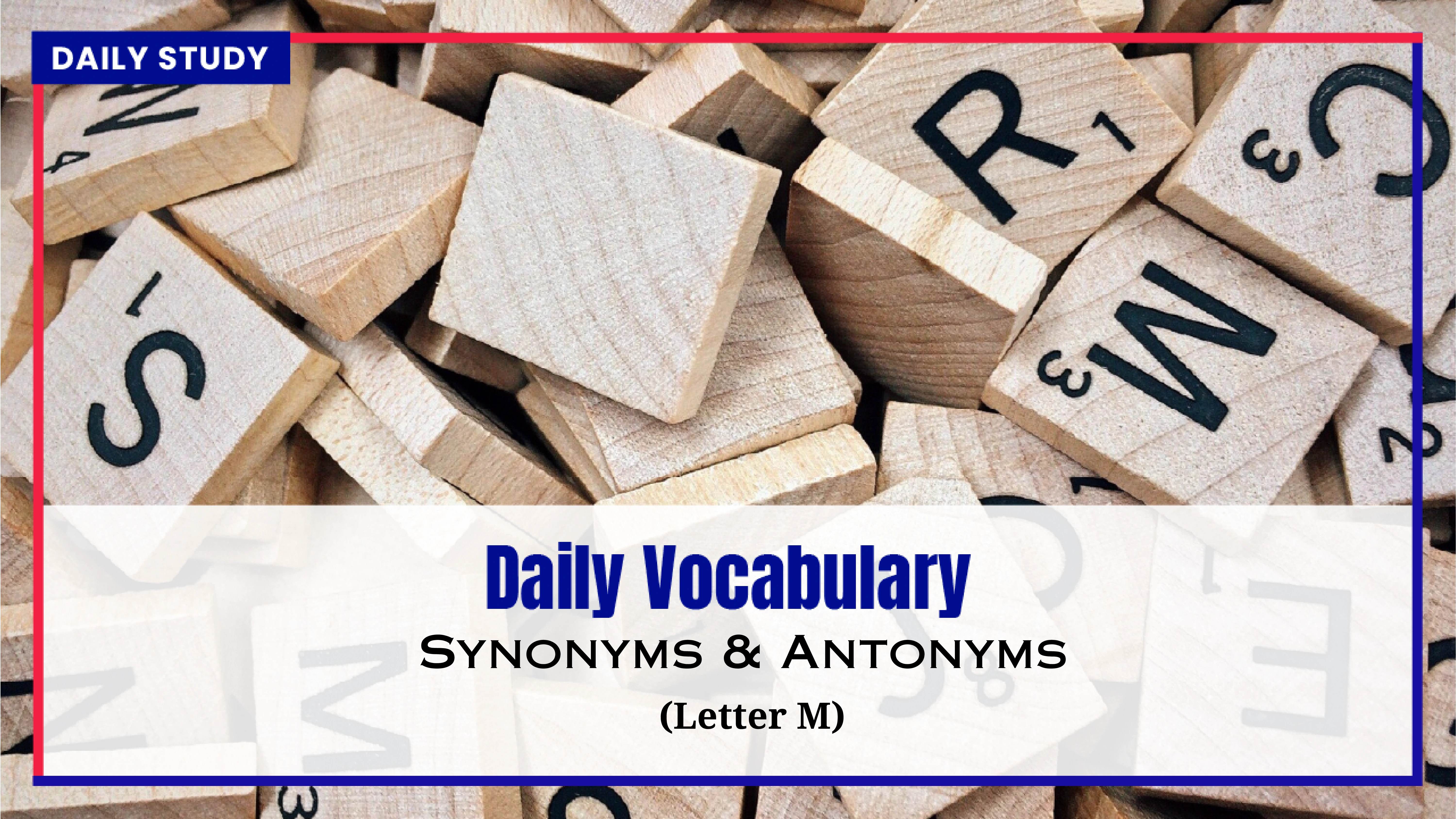 M Words - Meaning, Synonym, Antonym of Words Starting with M
