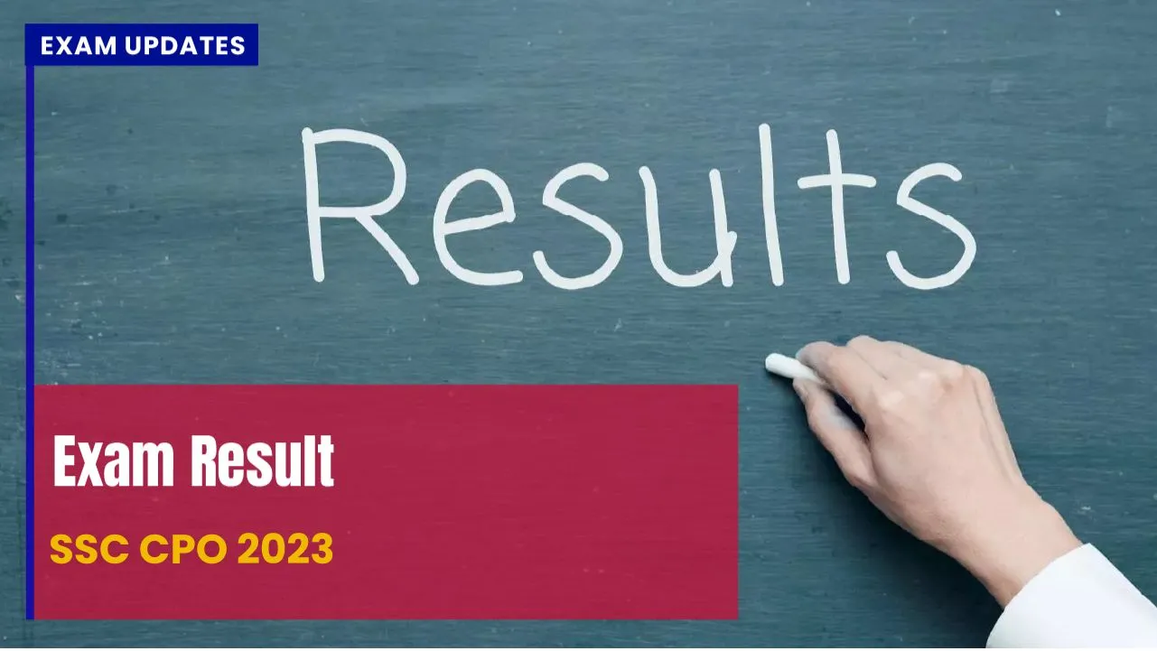 SSC CPO Result 2023 - Check Your Name In The Merit List