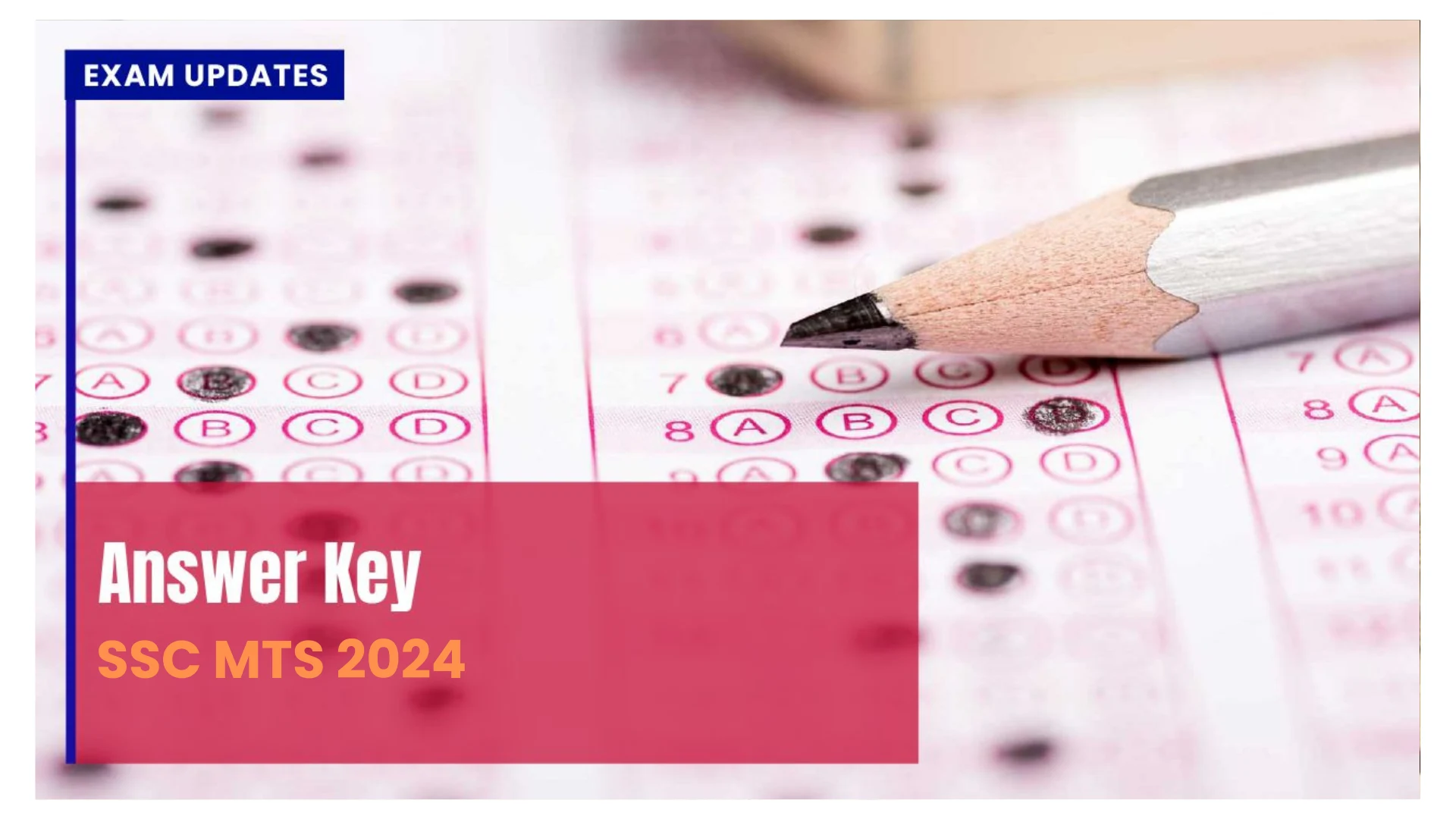 SSC MTS Answer Key 2024 Check your Performance